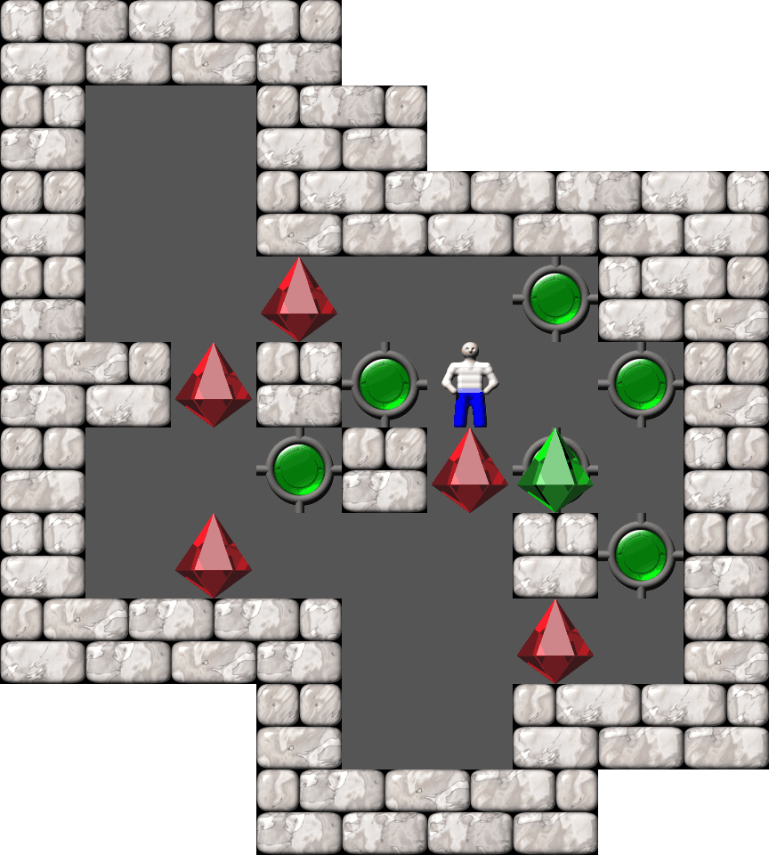 Sokoban Mass Remodel level 1686